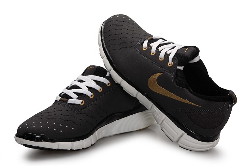 Nike Free 7.0 V3 Mens Running Shoes Dark Gray Gold - Click Image to Close